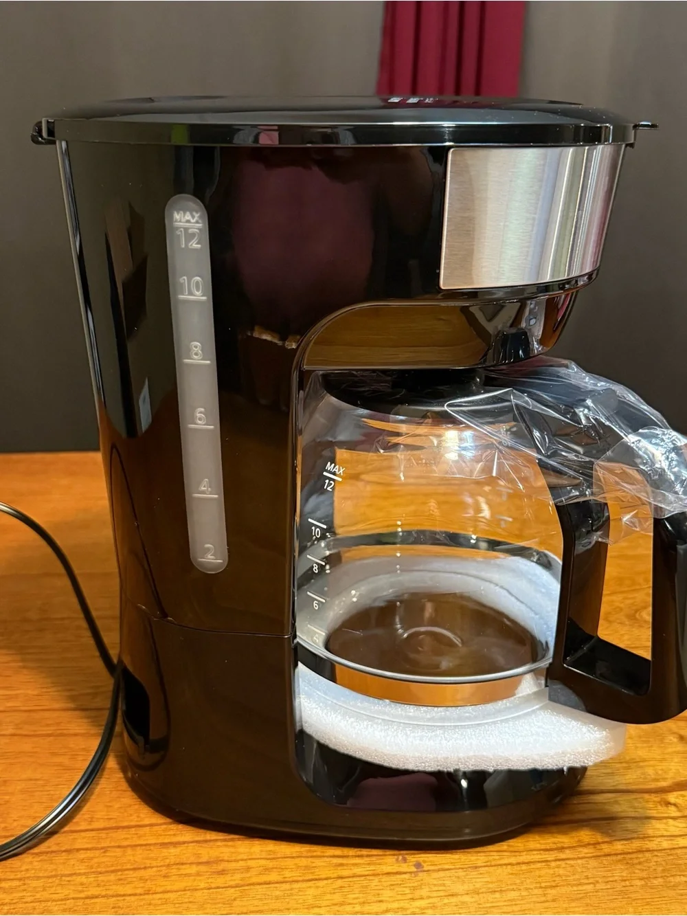 Black Stainless Steel Coffee Maker